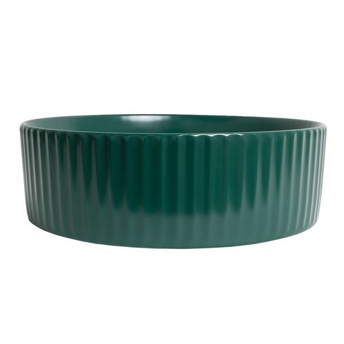 Camilla Fluted Matte Green Basin