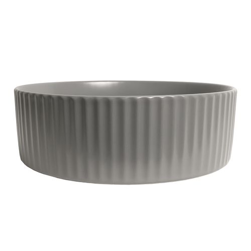 Camilla Fluted Matte Grey Basin
