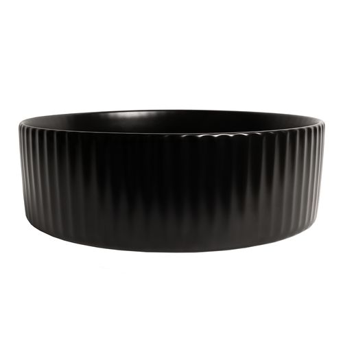 Camilla Fluted Matte Black Basin