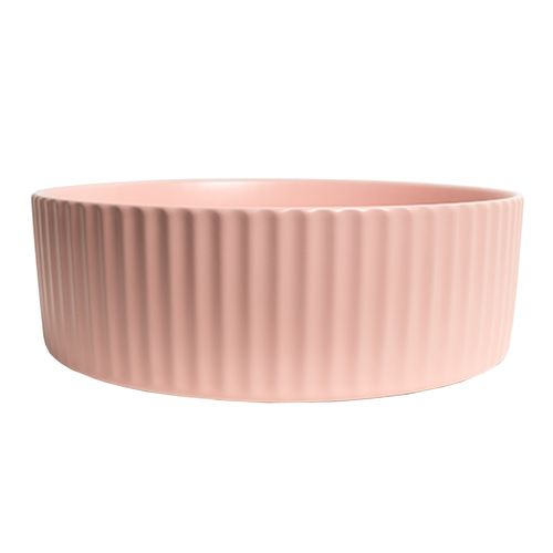 Camilla Fluted Matte Pink Basin