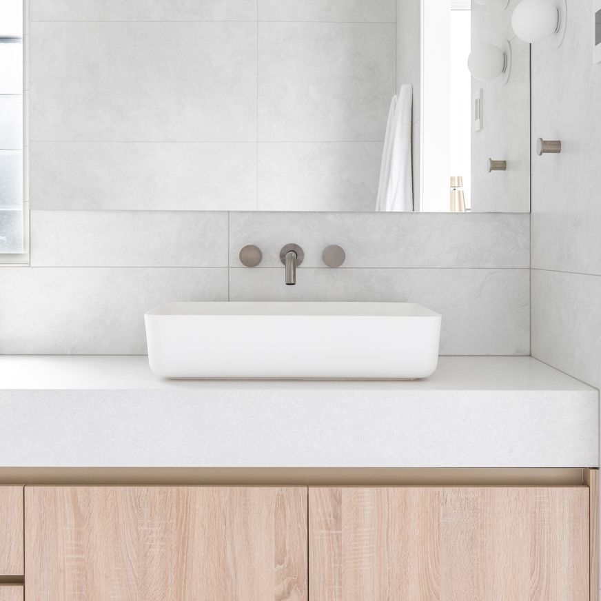 Frankie Basin Sink 600mm Matte White