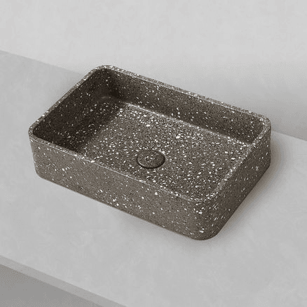 Terrazzo Grey 'Altum' Rectangle 500mm Basin