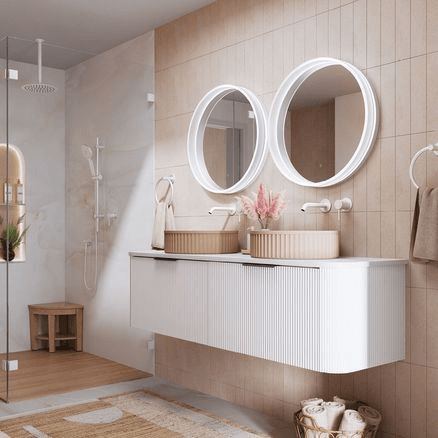 Minka Round Solid Surface Above Counter Basins