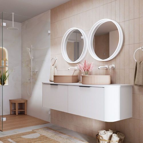 Minka Round Solid Surface Above Counter Basins