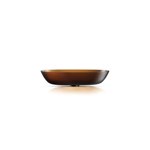 Cortina 570 Oval Vessel Basin Ambra Satin