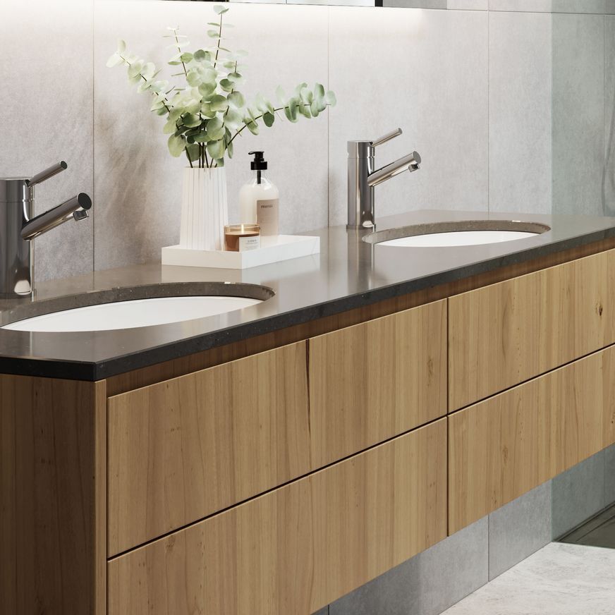 Custom Sized Solid Surface Vanity Top
