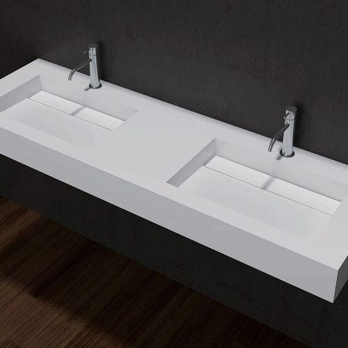 Facile 1500 Double Wall Hung Basin - Bathroom Vanity