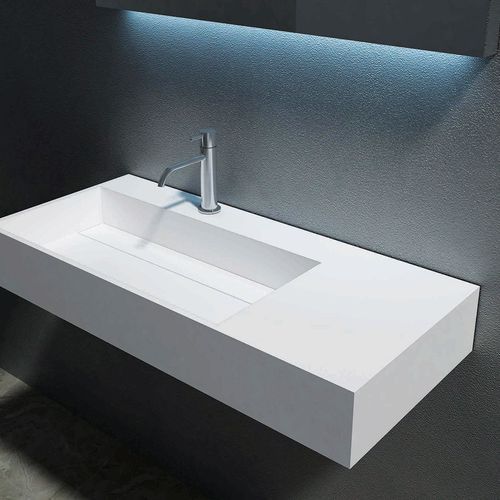 Facile 900 Offset Wall Hung - Bathroom Vanity