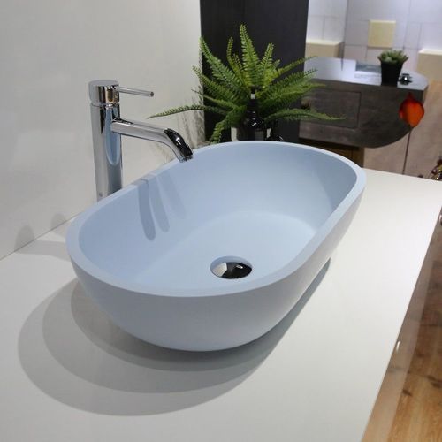 Hugi B1312 Oval 560mm Basin Sky Blue