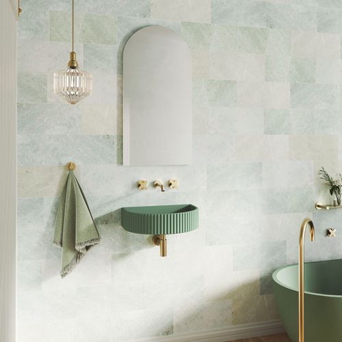 Valentina Fluted Arch Concrete Wall Basins