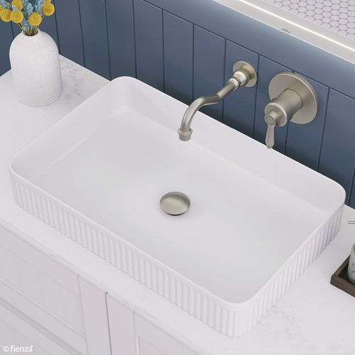 Eleanor Rectangular Above Counter Fluted Basin
