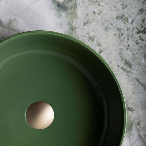 Terzofoco Natural Earth and Sage Green Curved Counter T