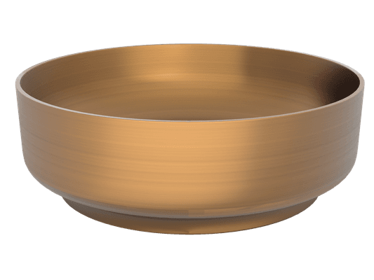 Verotti Stainless Basin 360 x 120mm Brushed Copper