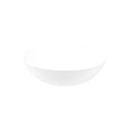 iStone Round Basin 400 x 130mm Gloss White