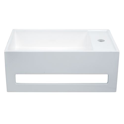 iStone WC Basin 500 x 300 x 200mm Gloss White