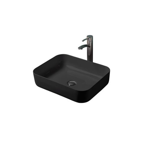 Unika Milan Black Counter Top Matt Basin