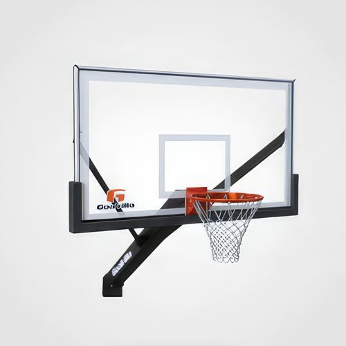 B4800W 72" Fixed Height Hoop - Glass Backboard