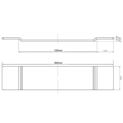 iStone 800mm Bath Tray
