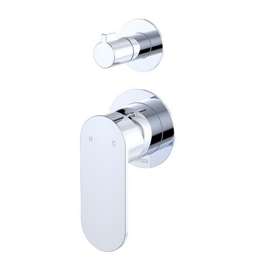Empire Slim Wall Diverter Mixer, Vertical