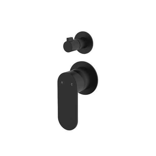 Empire Slim Wall Diverter Mixer, Vertical
