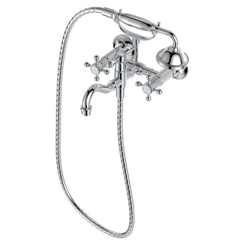Lillian Exposed Bath Tap Set with Hand Shower
