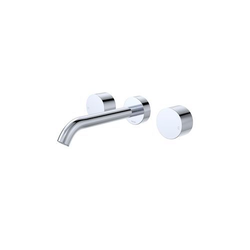 Kaya Wall Set, Round Taps, 180mm Outlet