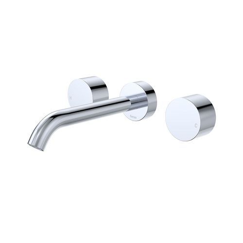 Kaya Wall Set, Round Taps, 180mm Outlet