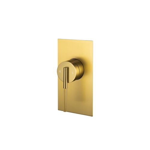 Caddence Wall Mixer Brushed Brass