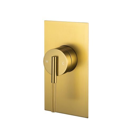 Caddence Wall Mixer Brushed Brass