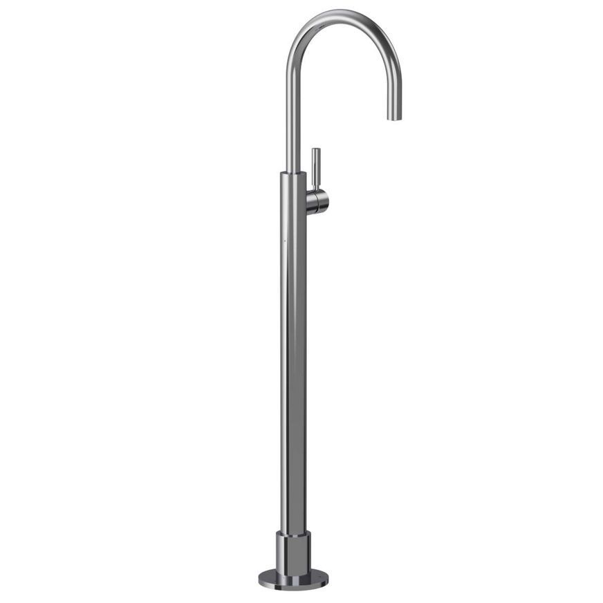 Buddy Pro Round Floor Mount Bath Filler No Handshower