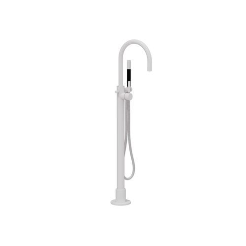 Buddy Pro Round Floor Mount Bath Filler With Handshower