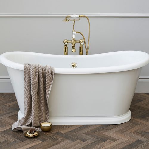 Claremont Bath Shower Mixer Deck Mounted