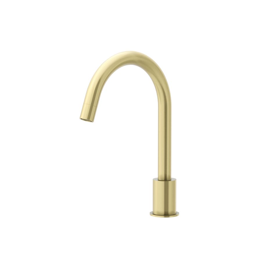 Meir Tiger Bronze Round Hob Mounted Swivel Spout