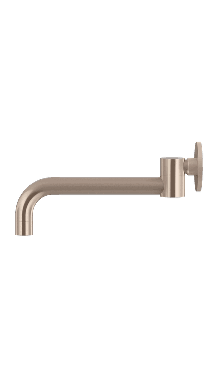 Meir Champagne Round Swivel Wall Spout
