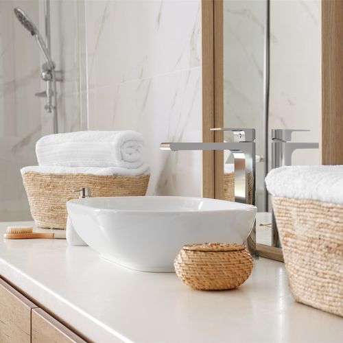 Bianca Tall Basin Mixer | Chrome