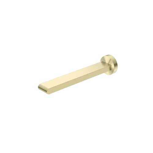 Bianca Fixed Bath Spout 240mm | Brushed Gold