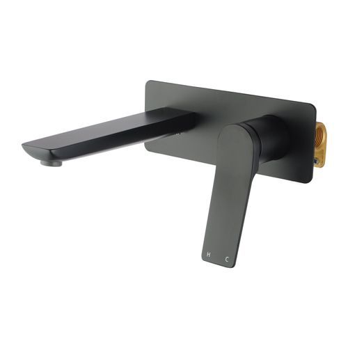 RUSHY Square Wall Mixer with Spout OX0153-2-EX.BM
