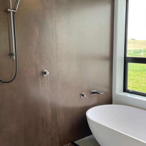 Waterfall Bath Spout - SPOUT11 Brushed Gunmetal