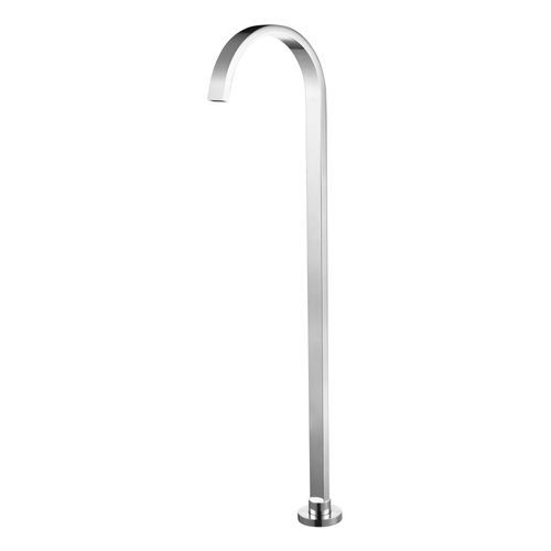 Freestanding Minimal Bath Spout - ROC04 Brushed Nickel