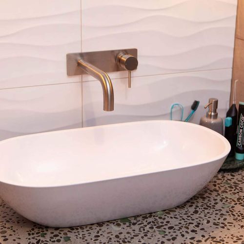 Wall Spout & Mixer CLAS12 Brushed Nickel