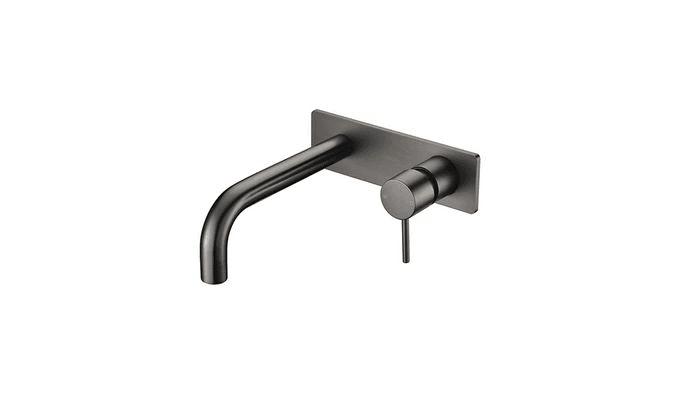 Wall Spout & Mixer - CLAS12 Brushed Nickel