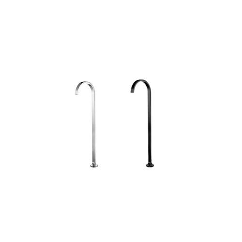Freestanding Minimal Bath Spout - ROC04 - Brushed Gunmetal