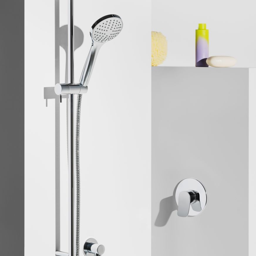 Brim Shower Mixer Trim Set