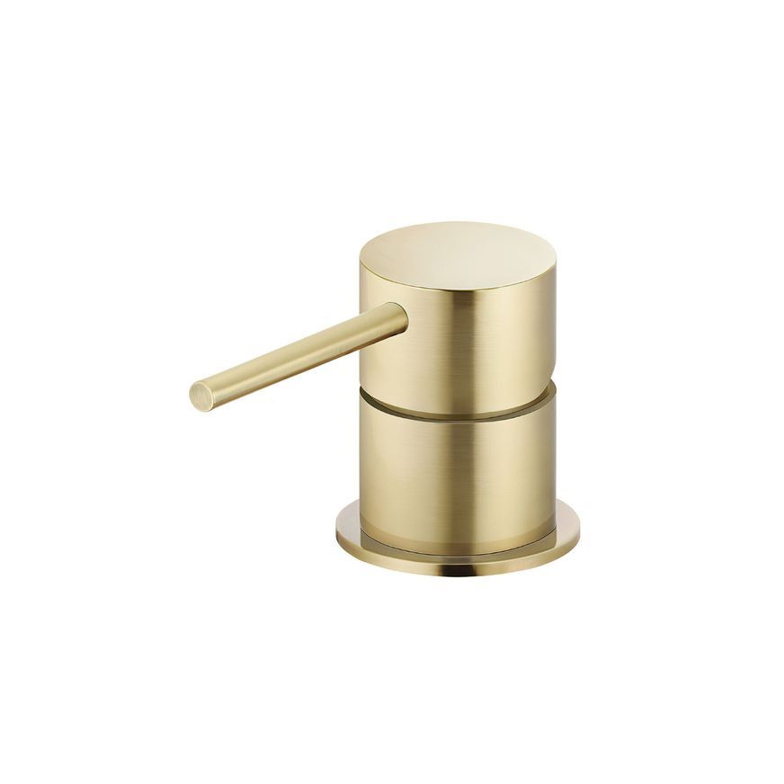 Meir Tiger Bronze Round Deck Hob Mounted Mixer