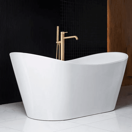 Storm Floor Mounted Bath Mixer with Hand Shower