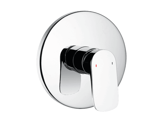 Modern Linea Shower Or Bath Mixer (Round Faceplate)