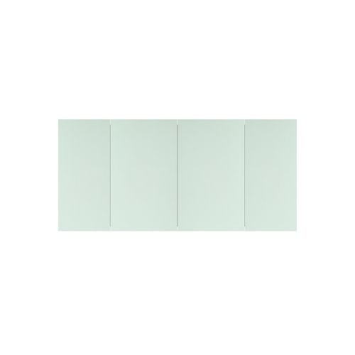 Kzoao 1600mm Mirror Cabinet Gloss White