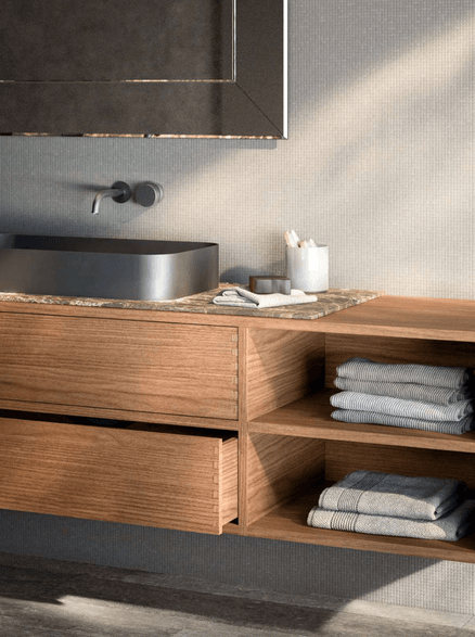 Wood-In Bathroom System by Boffi