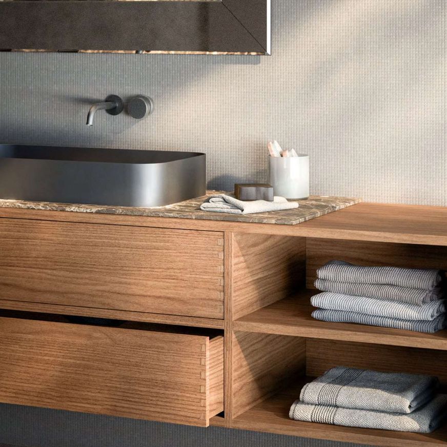 Wood-In Bathroom System by Boffi