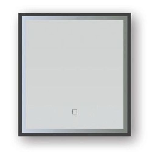 Broadway Rectangular Black Frame LED Mirror